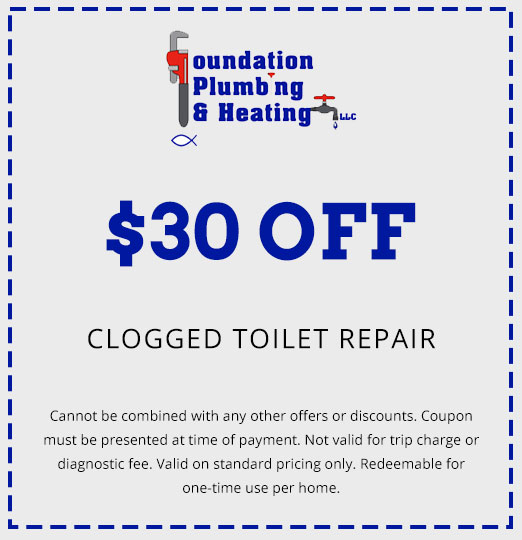 Discounts on Clogged Toilet Repair