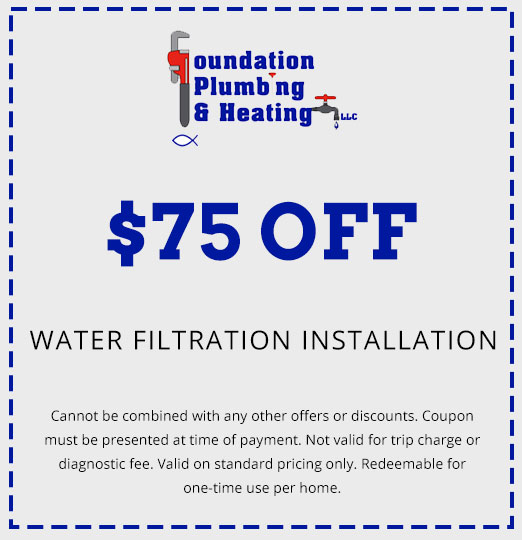 Discounts on Water Filtration Installation